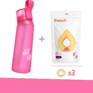 Bekijk leuke cadeautip : Air Up Drinkfles roze starterskit